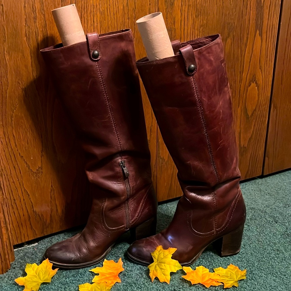 Brown Leather Boots